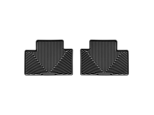 WeatherTech 05-13 Toyota Tacoma Crew Cab Rear Rubber Mats - Black