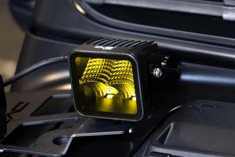 DV8 Offroad 3in Elite Series LED Amber Pod Light