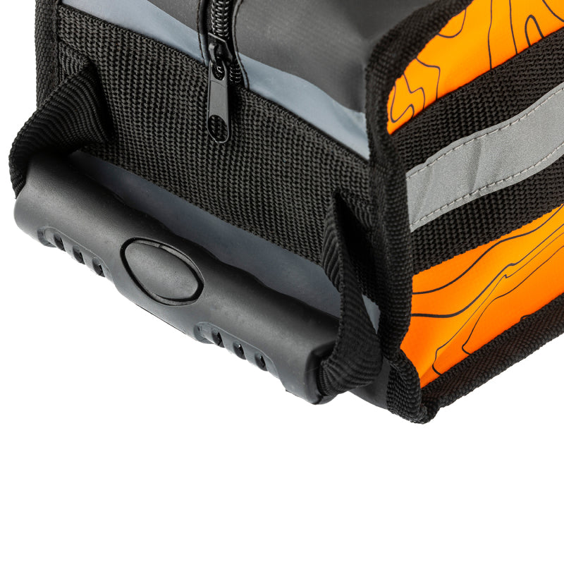 ARB Micro Recovery Bag Orange/Black Topographic Styling PVC Material