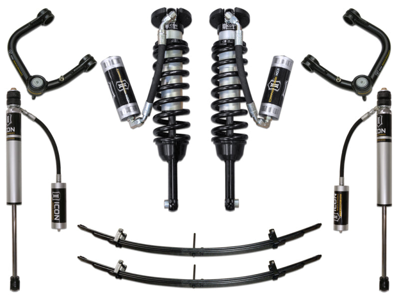 ICON 05-15 Toyota Tacoma 0-3.5in/2016+ Toyota Tacoma 0-2.75in Stg 4 Suspension System w/Tubular Uca